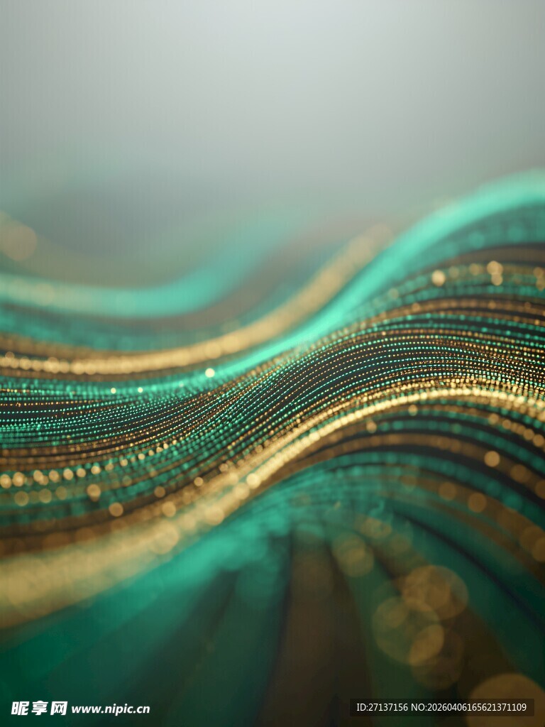 梦幻渐变波浪纹理背景