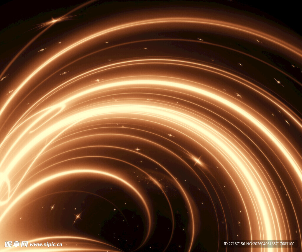 炫彩流光旋涡特效背景