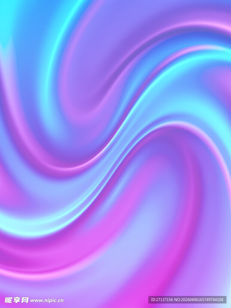 梦幻渐变流体背景图案