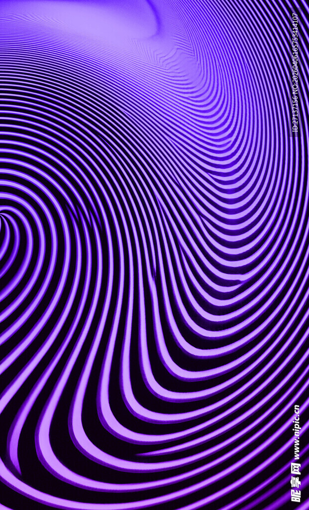紫色螺旋线条抽象图案