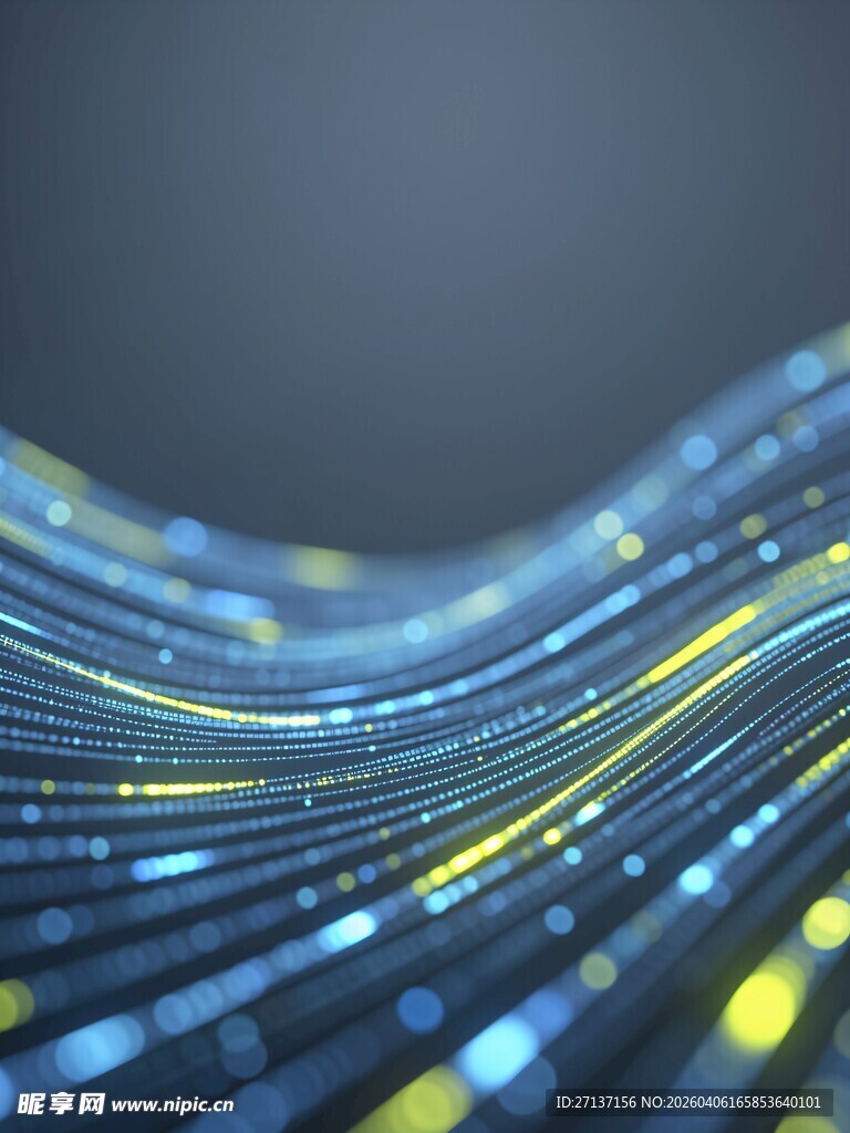 蓝色科技感动态线条背景