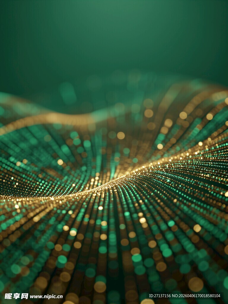 科技感数据流动背景图