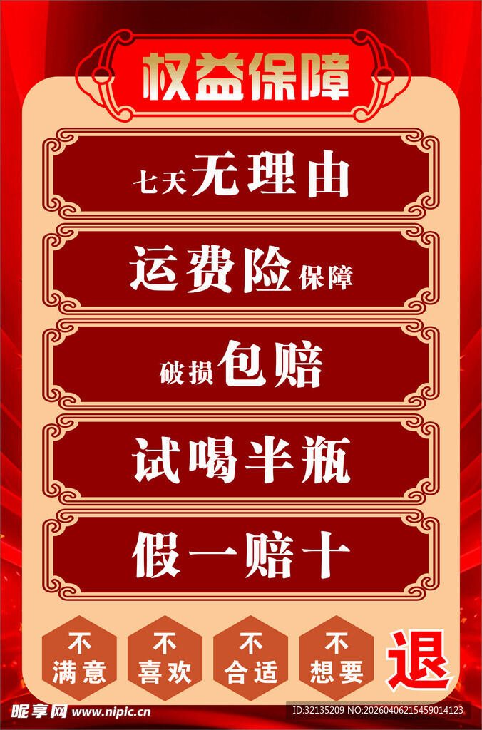 电商售后权益保障服务展示
