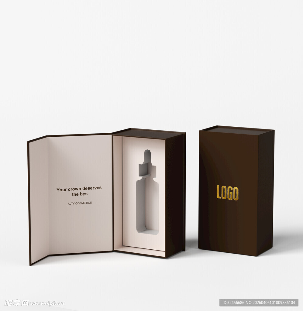 高档精华液礼盒包装展示