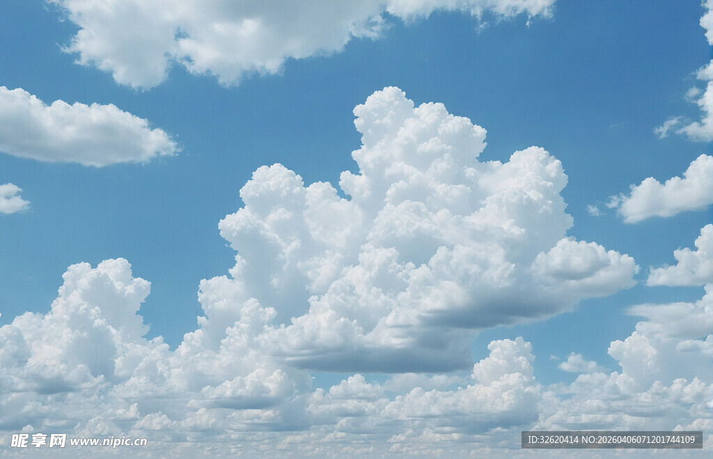 蓝天白云美景