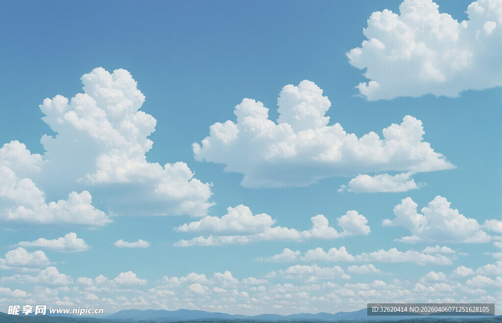 蓝天白云