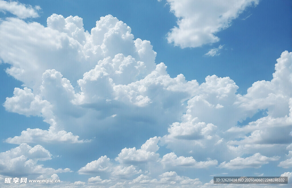 蓝天白云美景