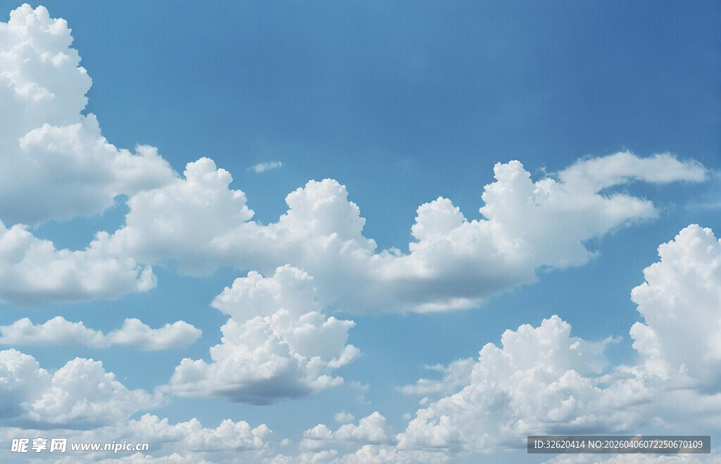 蓝天白云美景