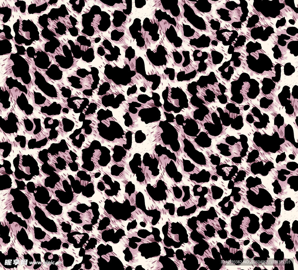 豹纹图案布料纹理