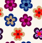 多彩花卉图案