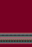 酒红色底民族风条纹图案