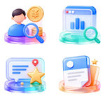 商务办公相关图标