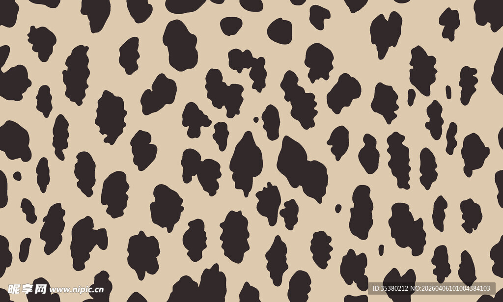 豹纹图案纹理背景