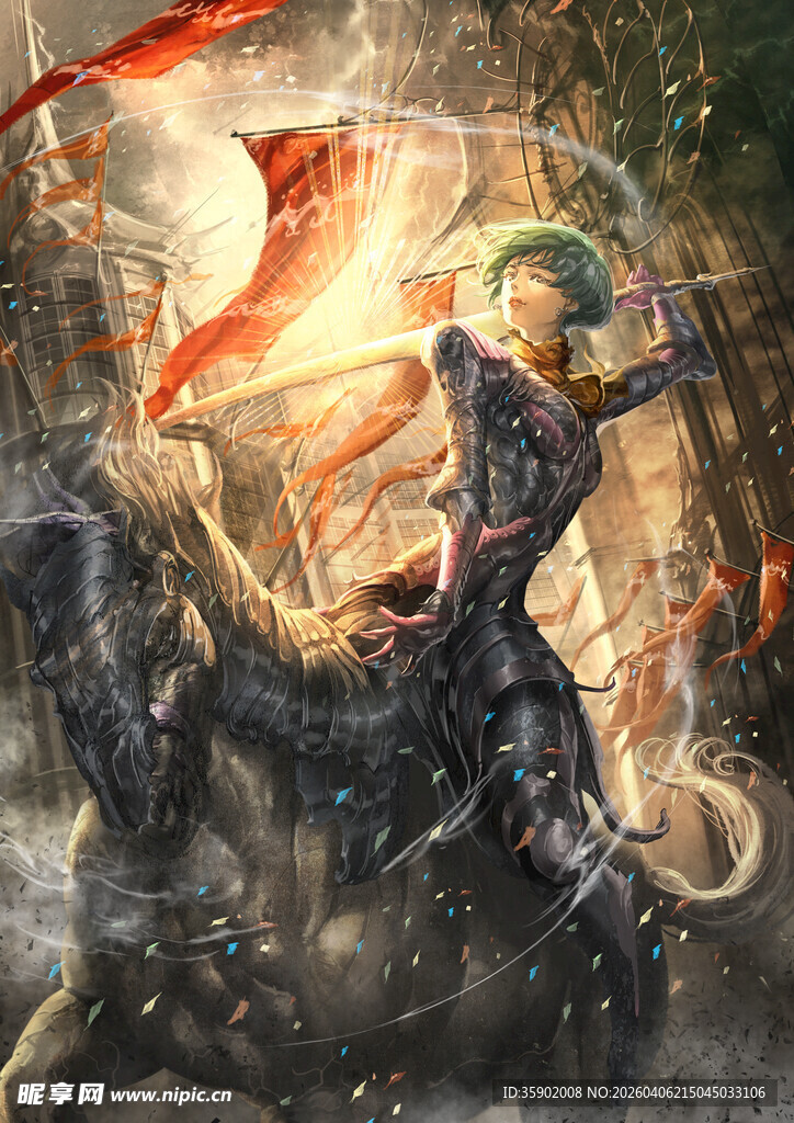 奇幻骑士激战神秘场景