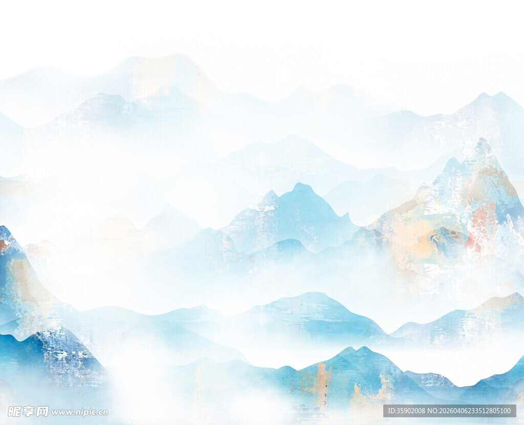 水墨山水意境图