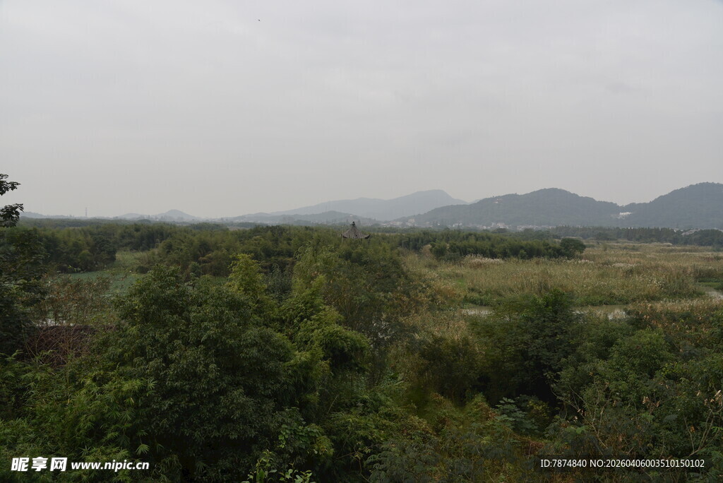 山林田野风光远景