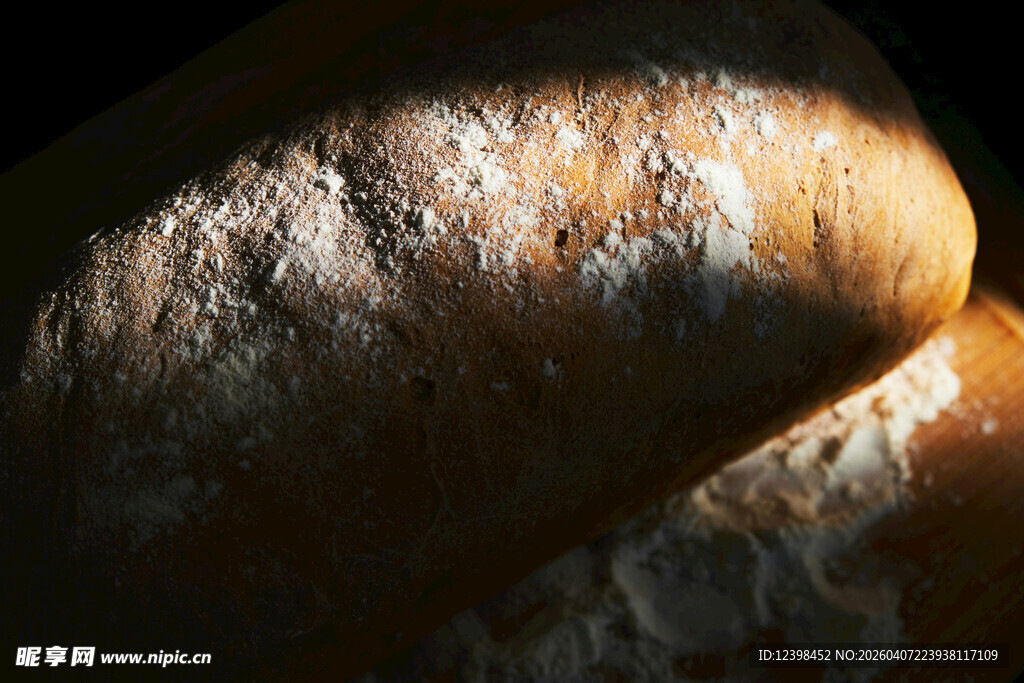 新鲜烘焙面包特写