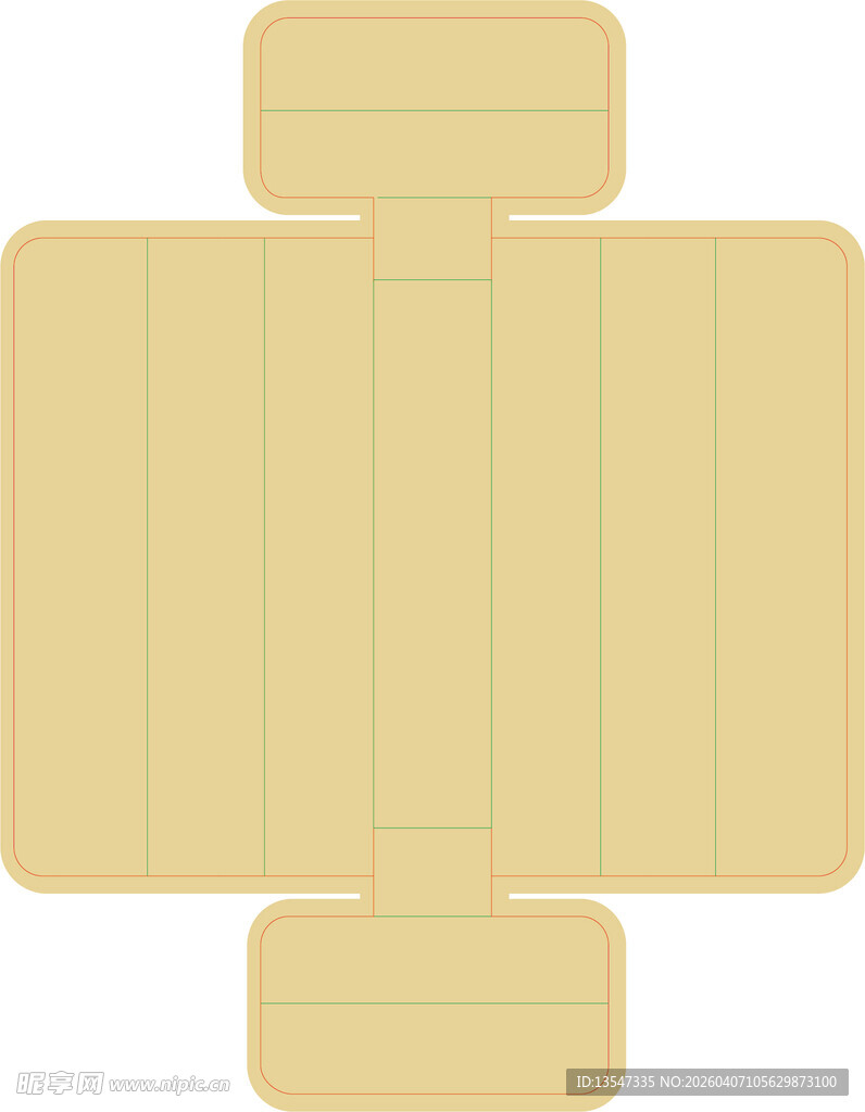 包装纸盒内托设计