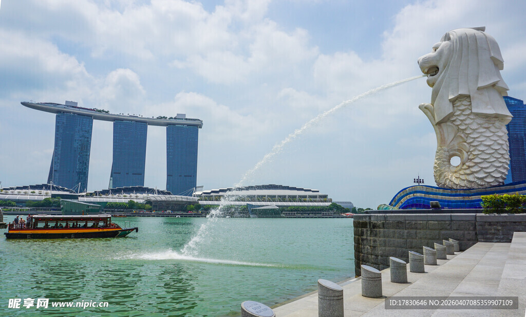 新加坡滨海湾标志性景观