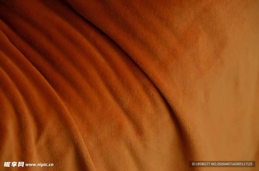 棕色毛绒 织物纹理特写