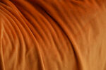 橙色褶皱毛绒 布料纹理特写