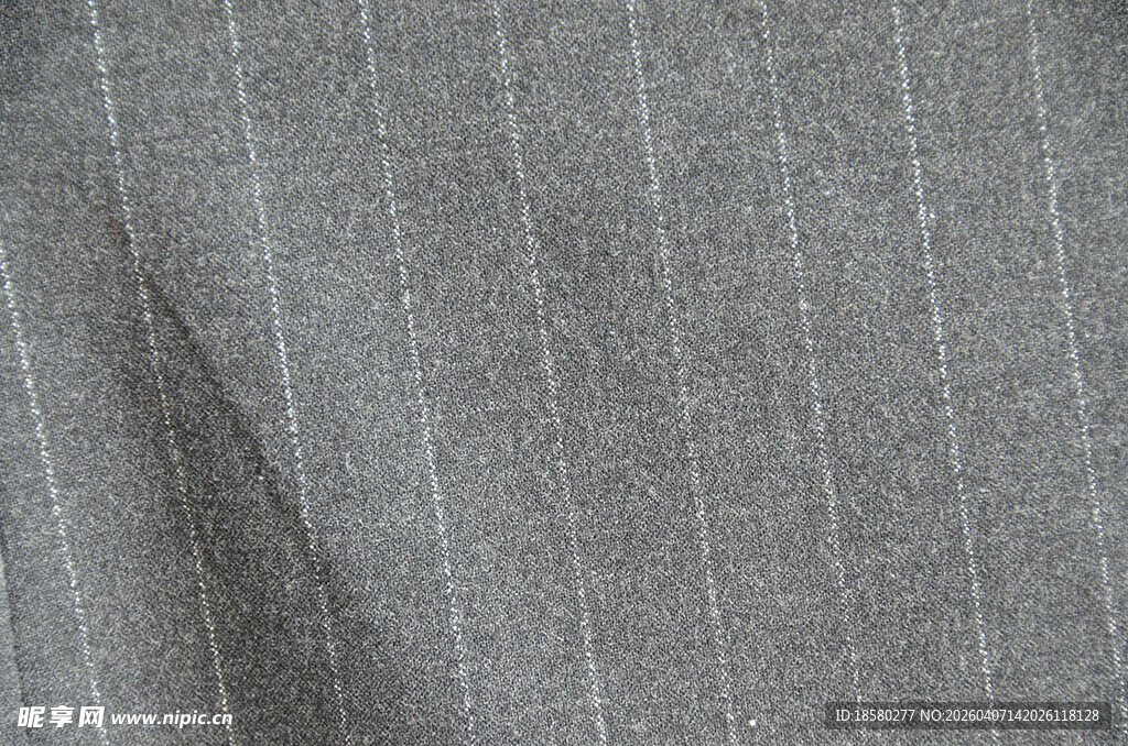 灰色竖条纹布料纹理