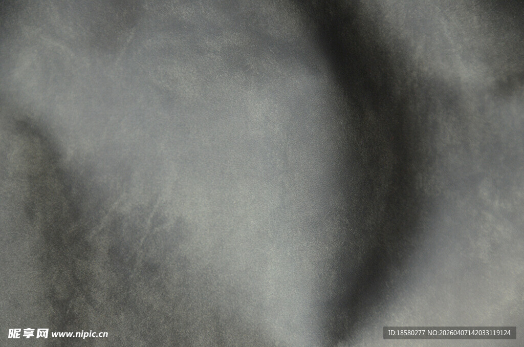 灰色褶皱布料纹理特写