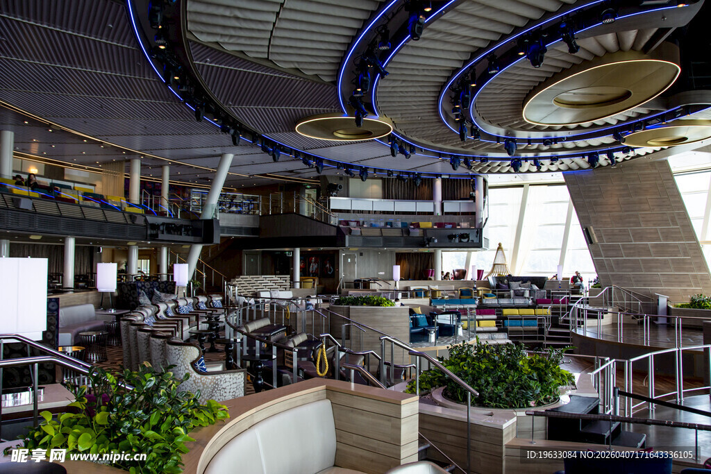 现代风格的室内休闲空间