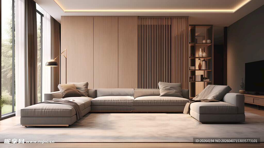 现代简约风格客厅一角