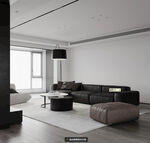 现代简约风格客厅场景