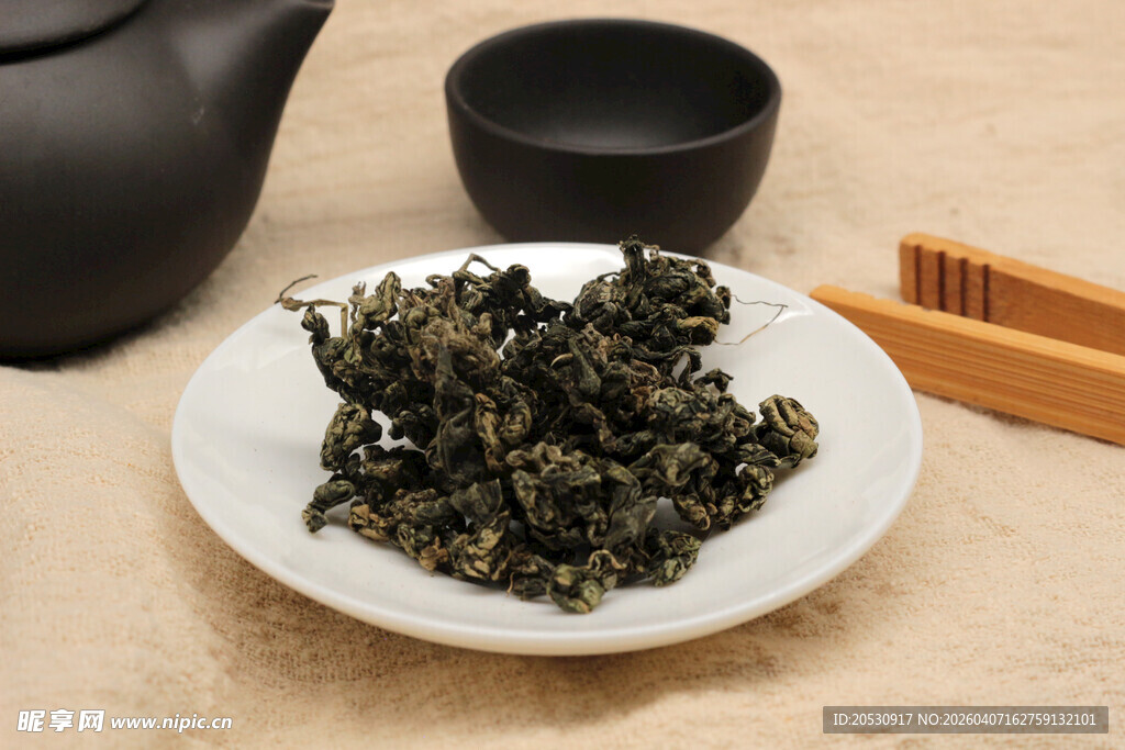 中药材长梗绞股蓝传统中药高清