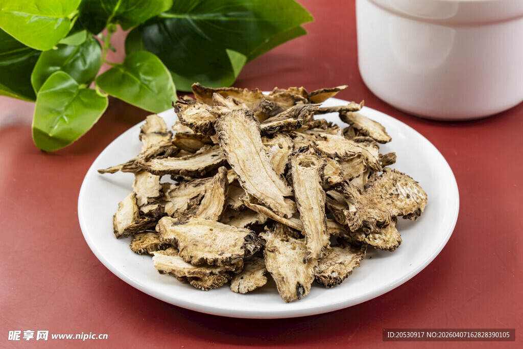 中药当归片高清