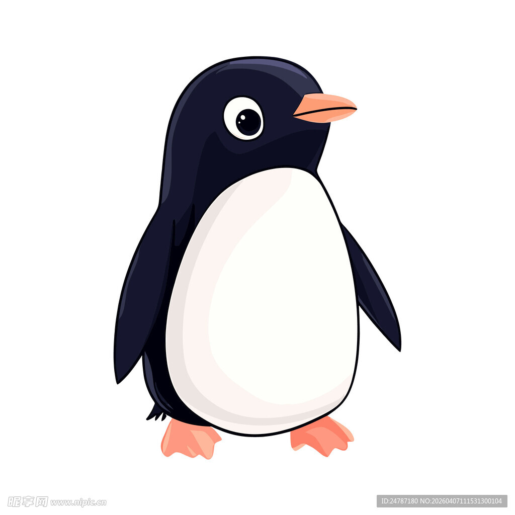 卡通企鹅
