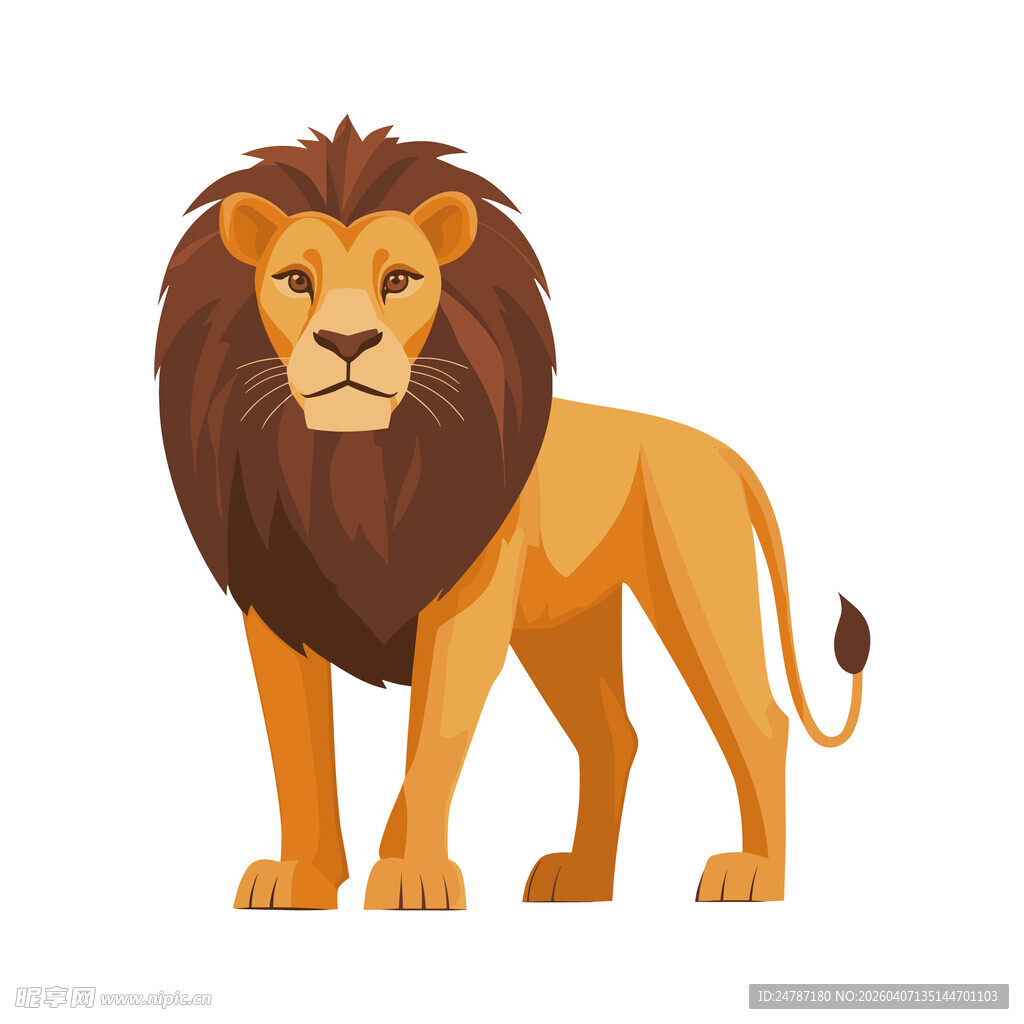 站立的雄狮