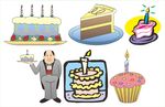 多样蛋糕与烘焙师形象