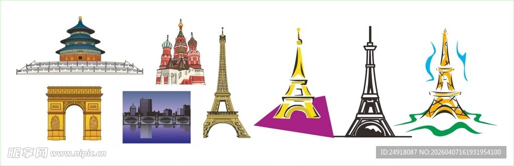 世界著名建筑模型展示