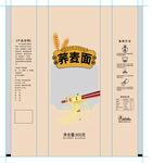 荞麦挂面包装设计