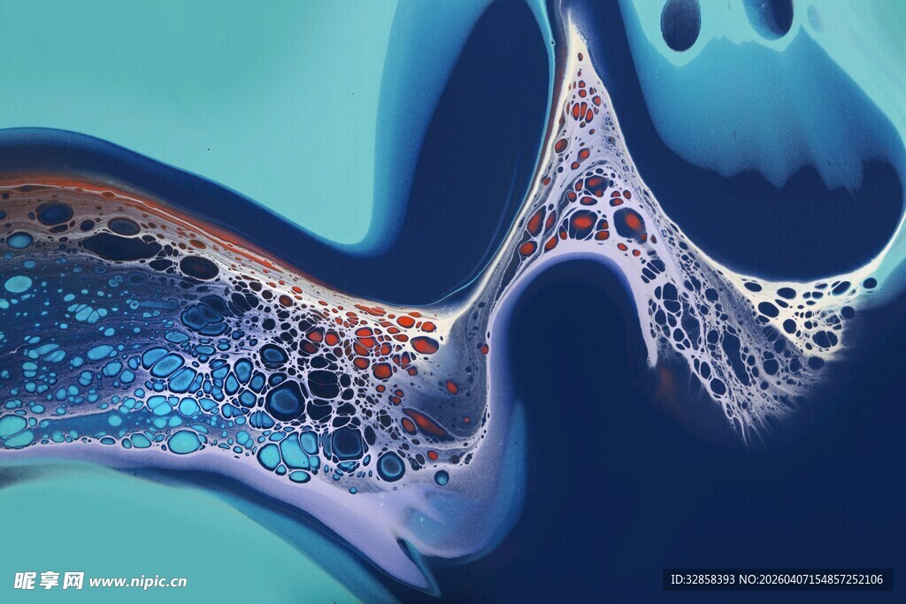 梦幻流体艺术图案