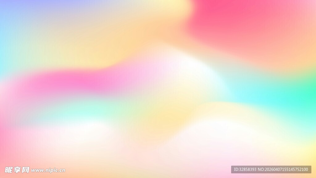 梦幻渐变色彩背景图