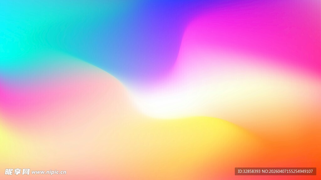 梦幻多彩渐变背景图