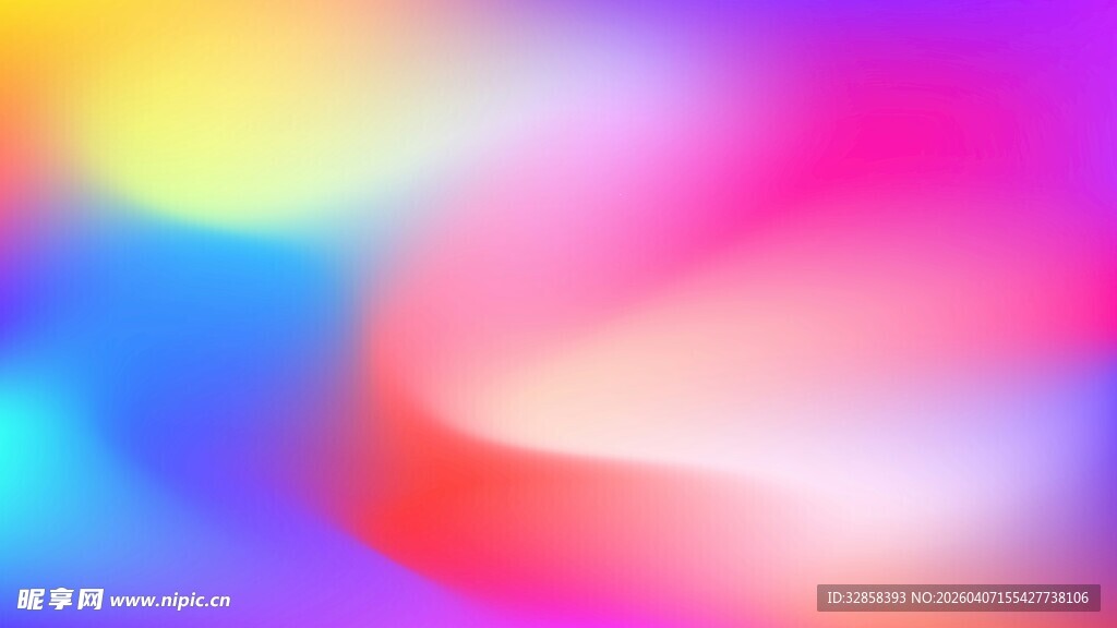 多彩渐变梦幻背景图