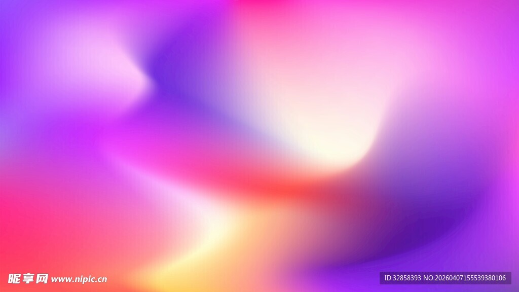 梦幻炫彩渐变光影背景