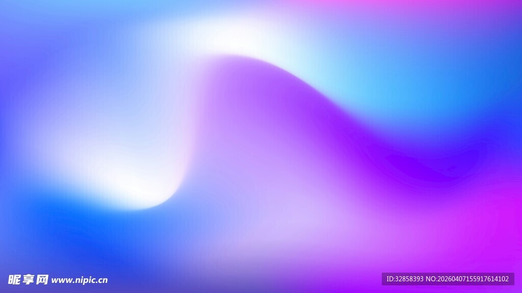 梦幻渐变蓝紫流体背景图
