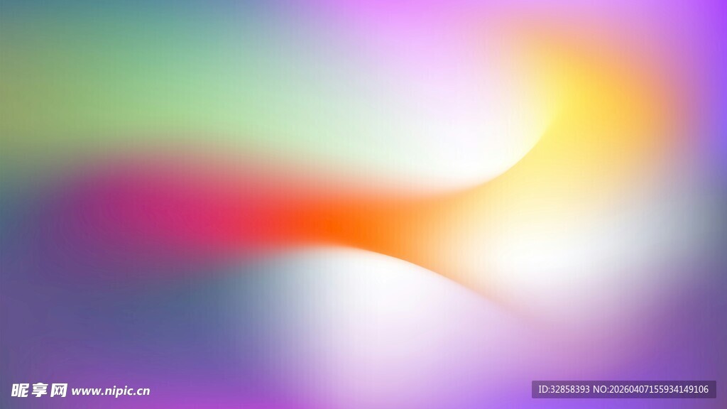 梦幻渐变多彩抽象背景图