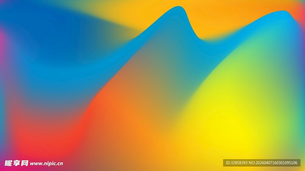绚丽多彩渐变抽象背景图