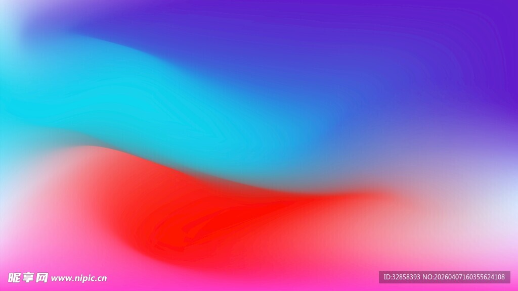 多彩渐变流体背景图