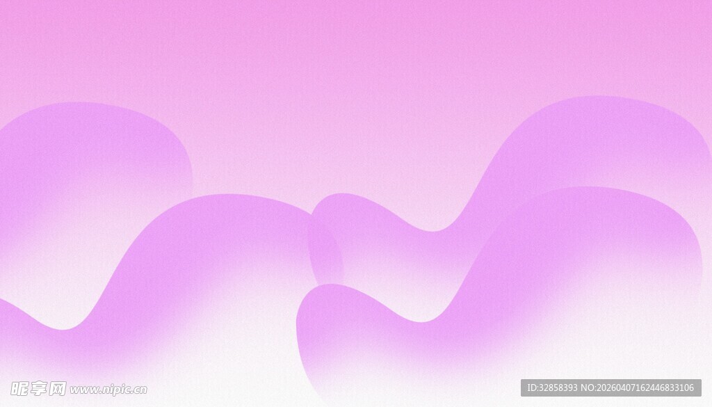 淡紫色渐变波浪背景图