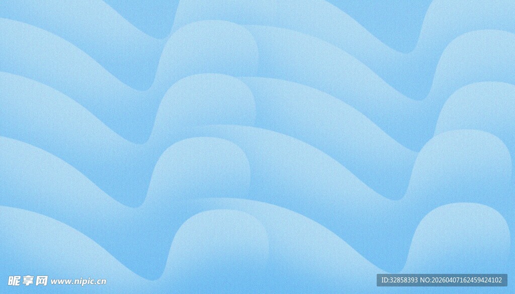 浅蓝色波浪纹理背景图