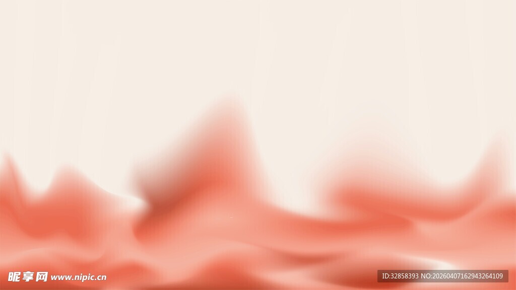 红色渐变波浪纹理背景