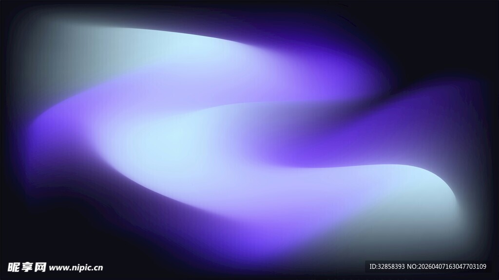 梦幻紫色光影流动效果